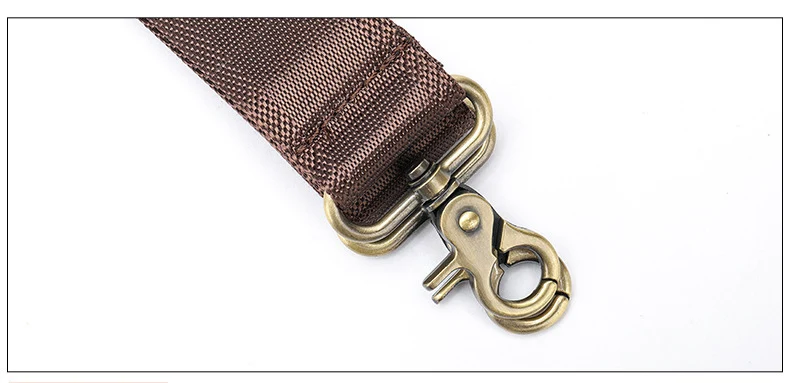 High Quality Crazy Horse Leather Shoulder Strap Genuine Leather Straps For Travel Bag Briefcase Bag Strap for Handbags
