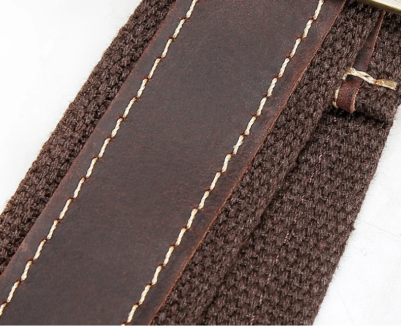 High Quality Crazy Horse Leather Shoulder Strap Genuine Leather Straps For Travel Bag Briefcase Bag Strap for Handbags