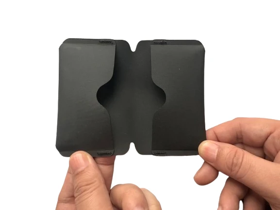 Portable Ultra-light ID Business Card Holder Mini Folding Wallet Multiofunctional Magnetic Buckel Coin Purse EDC Pouch
