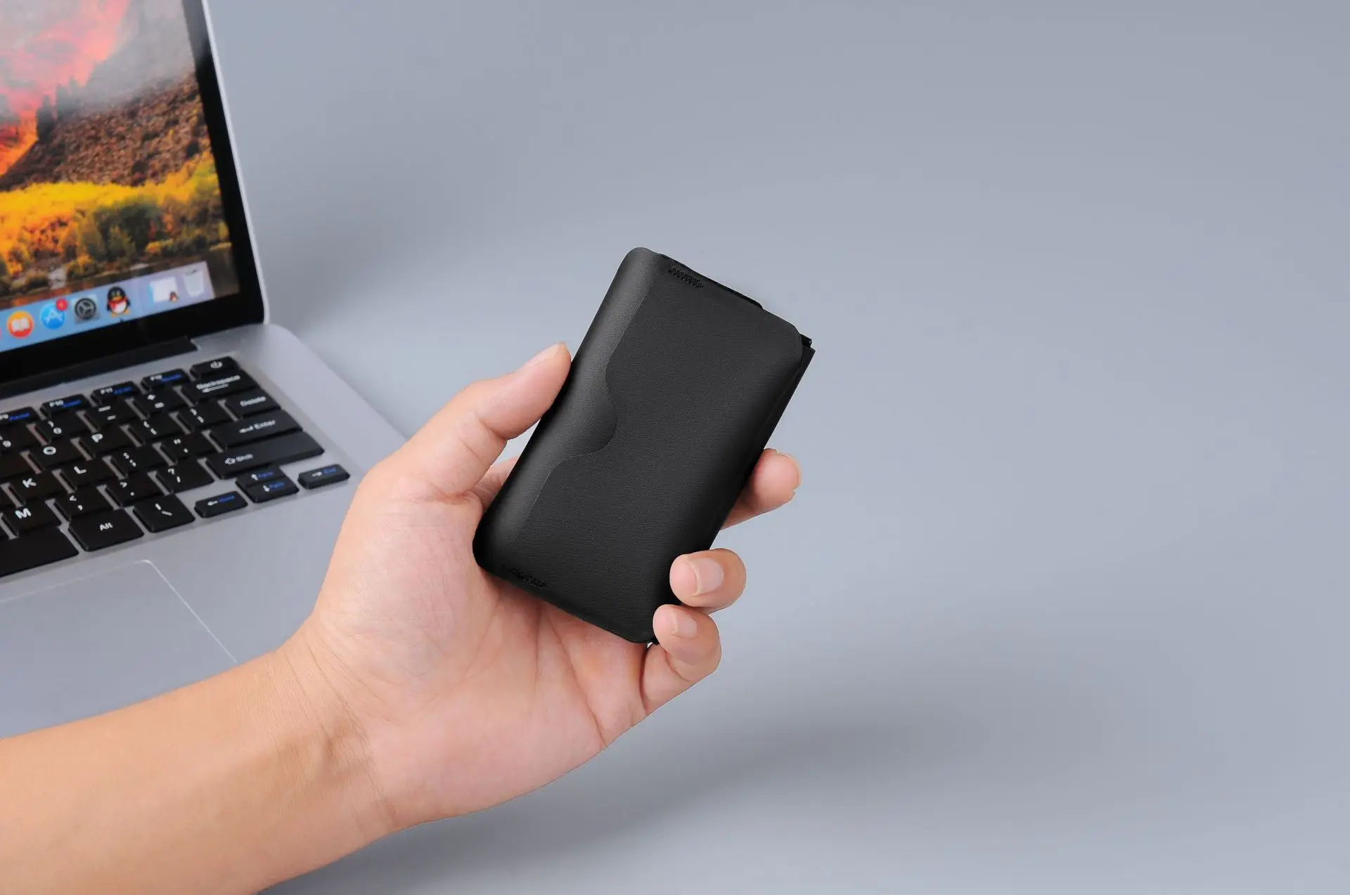 Portable Ultra-light ID Business Card Holder Mini Folding Wallet Multiofunctional Magnetic Buckel Coin Purse EDC Pouch