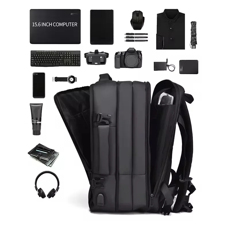 Weixier 16 Inch Large-capacity Men's High-end Backpack Computer Bag High-end Business Bag Expandable Backpack Witch USB