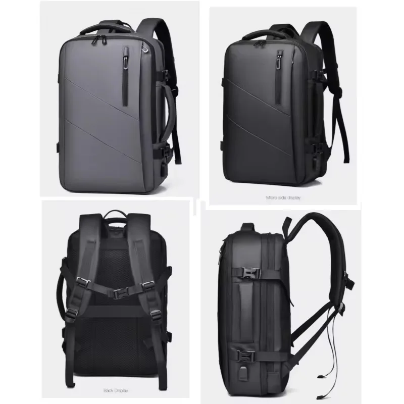 Weixier 16 Inch Large-capacity Men's High-end Backpack Computer Bag High-end Business Bag Expandable Backpack Witch USB