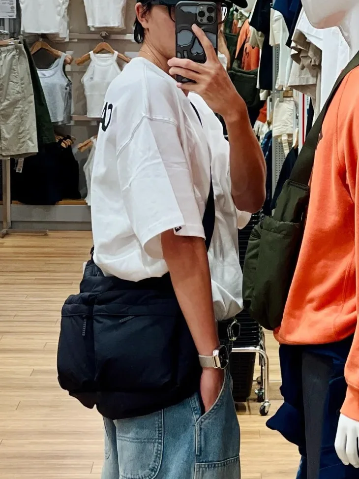 Top Quality Thickened Leisure Crossbody Bag Single Shoulder Bag Large Capacity Laptop Bag Multi Pocket Sports Bag for Men Women