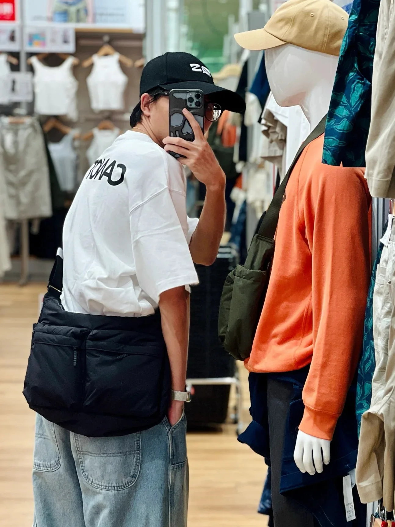 Top Quality Thickened Leisure Crossbody Bag Single Shoulder Bag Large Capacity Laptop Bag Multi Pocket Sports Bag for Men Women