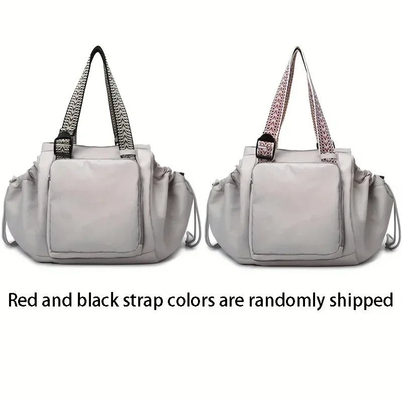 Fitness Gym Bag with Handles, Large Capacity Travel Storage Backpack & Multipurpose Convertible Cradle Design Oxford Fabric