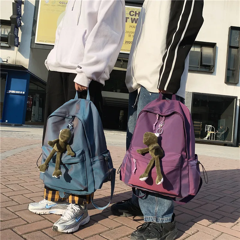 New Women's Backpack Female Fashion New Backpack Unisex Large Capacity Laptop Backpack Nylon Lady Schoolbag Cute Student Bag
