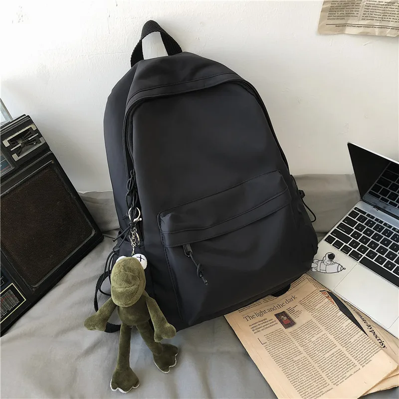 New Women's Backpack Female Fashion New Backpack Unisex Large Capacity Laptop Backpack Nylon Lady Schoolbag Cute Student Bag