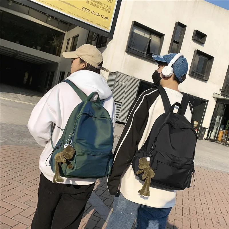 New Women's Backpack Female Fashion New Backpack Unisex Large Capacity Laptop Backpack Nylon Lady Schoolbag Cute Student Bag