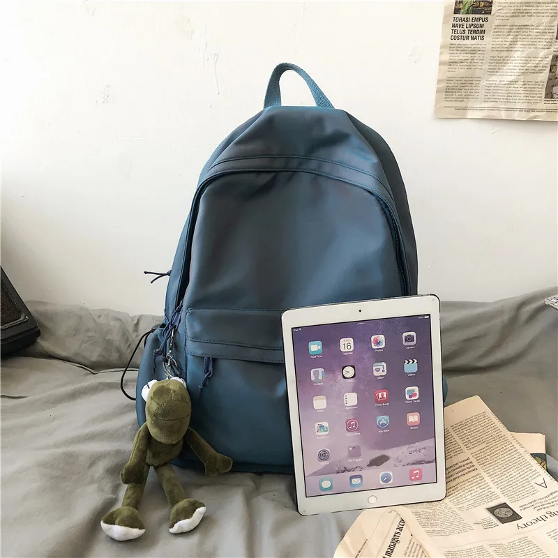 New Women's Backpack Female Fashion New Backpack Unisex Large Capacity Laptop Backpack Nylon Lady Schoolbag Cute Student Bag