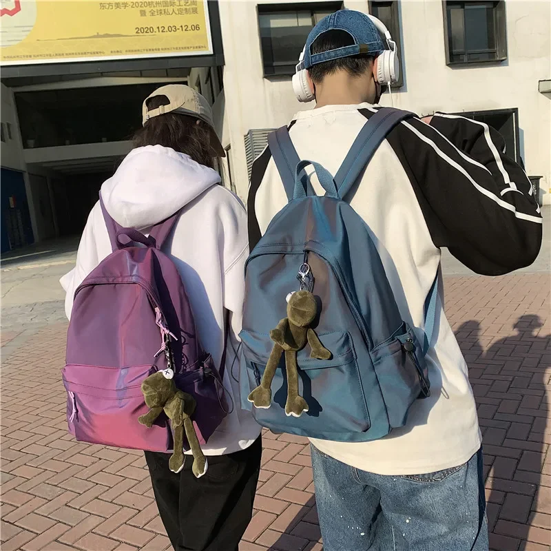 New Women's Backpack Female Fashion New Backpack Unisex Large Capacity Laptop Backpack Nylon Lady Schoolbag Cute Student Bag