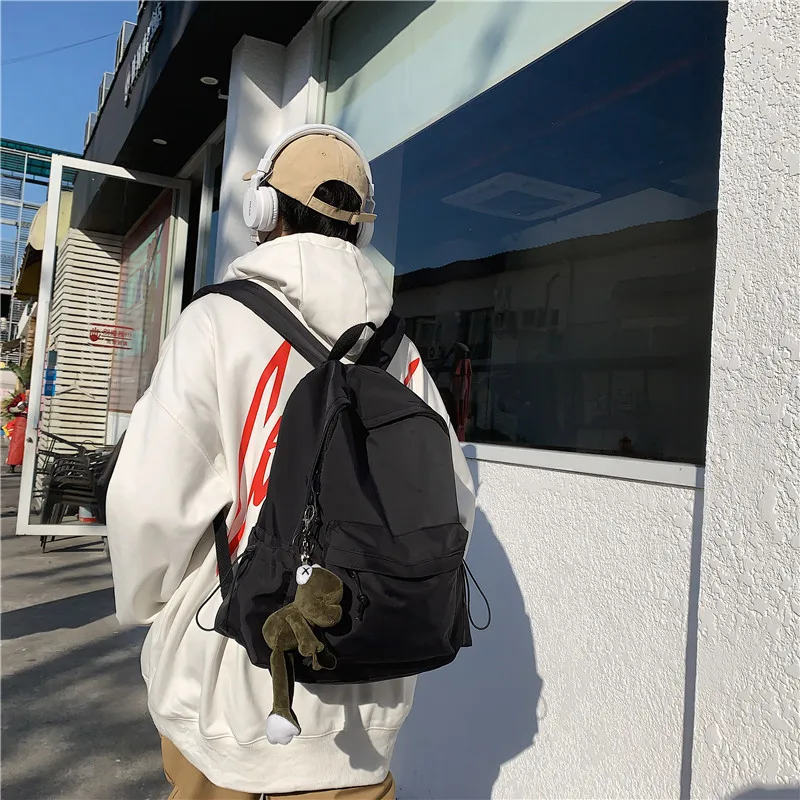 New Women's Backpack Female Fashion New Backpack Unisex Large Capacity Laptop Backpack Nylon Lady Schoolbag Cute Student Bag