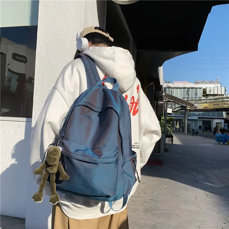 New Women's Backpack Female Fashion New Backpack Unisex Large Capacity Laptop Backpack Nylon Lady Schoolbag Cute Student Bag