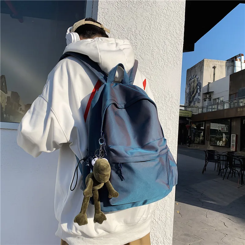 New Women's Backpack Female Fashion New Backpack Unisex Large Capacity Laptop Backpack Nylon Lady Schoolbag Cute Student Bag