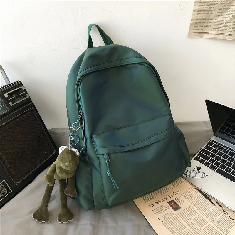 New Women's Backpack Female Fashion New Backpack Unisex Large Capacity Laptop Backpack Nylon Lady Schoolbag Cute Student Bag