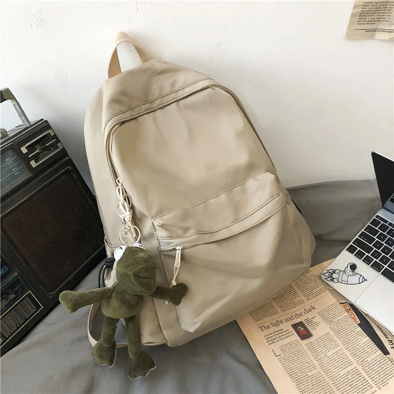 New Women's Backpack Female Fashion New Backpack Unisex Large Capacity Laptop Backpack Nylon Lady Schoolbag Cute Student Bag