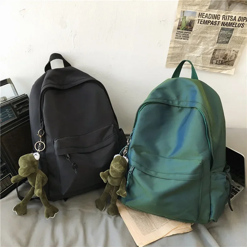 New Women's Backpack Female Fashion New Backpack Unisex Large Capacity Laptop Backpack Nylon Lady Schoolbag Cute Student Bag