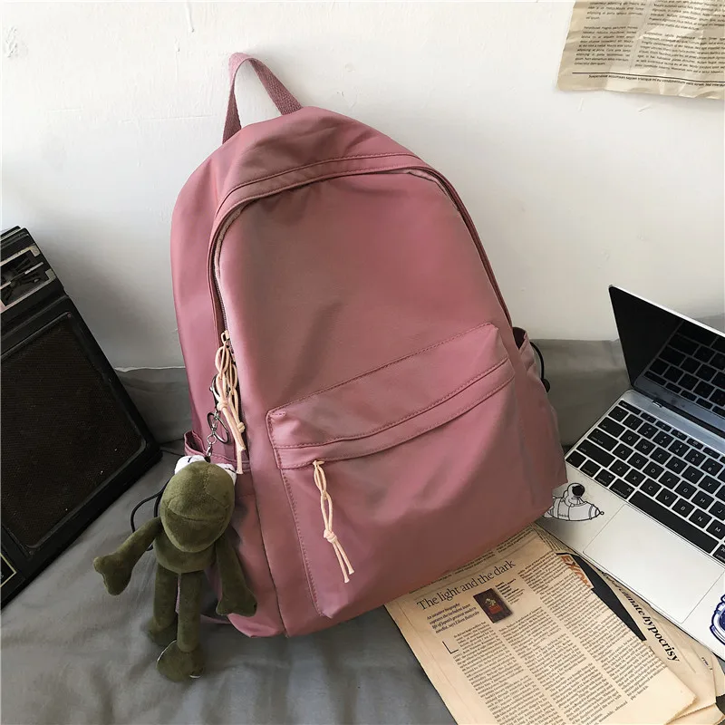 New Women's Backpack Female Fashion New Backpack Unisex Large Capacity Laptop Backpack Nylon Lady Schoolbag Cute Student Bag