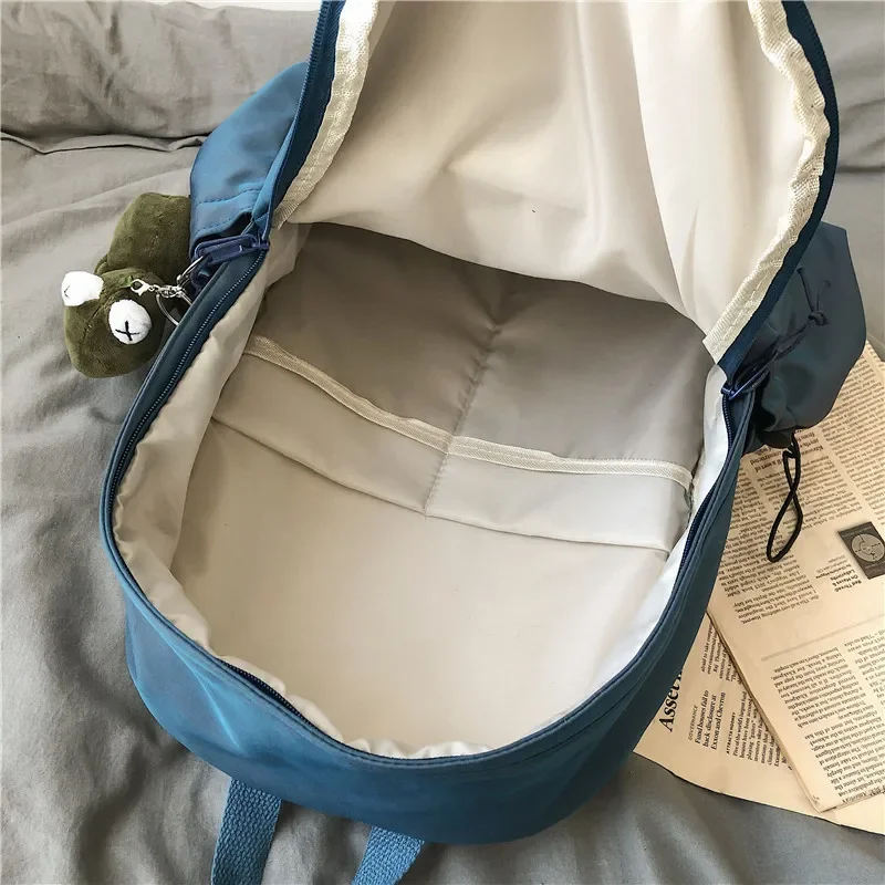 New Women's Backpack Female Fashion New Backpack Unisex Large Capacity Laptop Backpack Nylon Lady Schoolbag Cute Student Bag