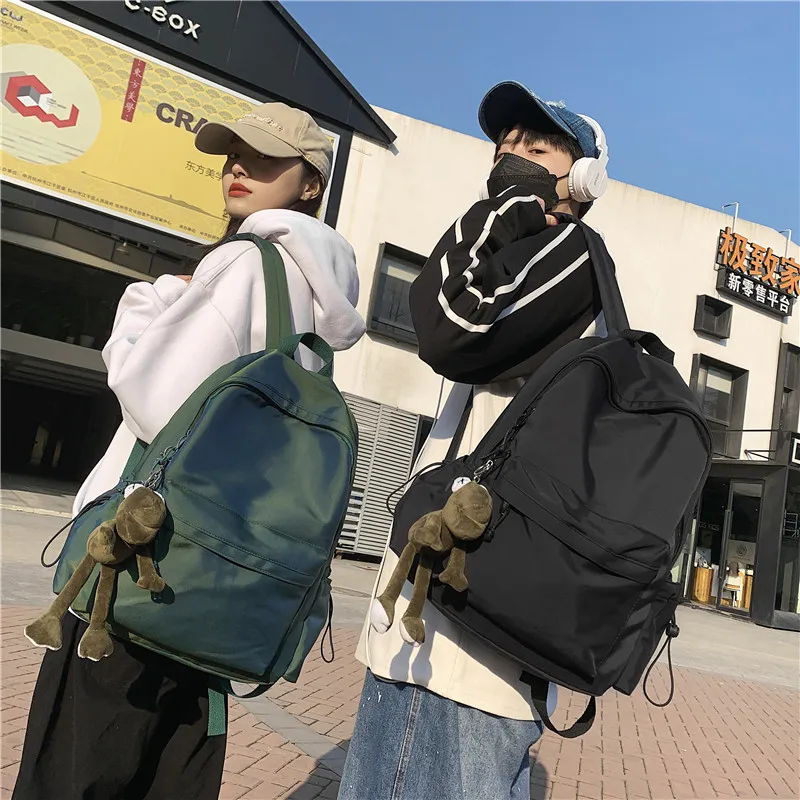 New Women's Backpack Female Fashion New Backpack Unisex Large Capacity Laptop Backpack Nylon Lady Schoolbag Cute Student Bag