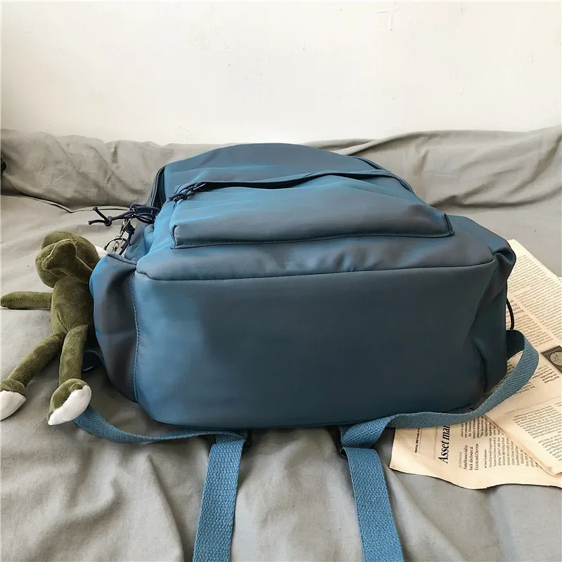 New Women's Backpack Female Fashion New Backpack Unisex Large Capacity Laptop Backpack Nylon Lady Schoolbag Cute Student Bag