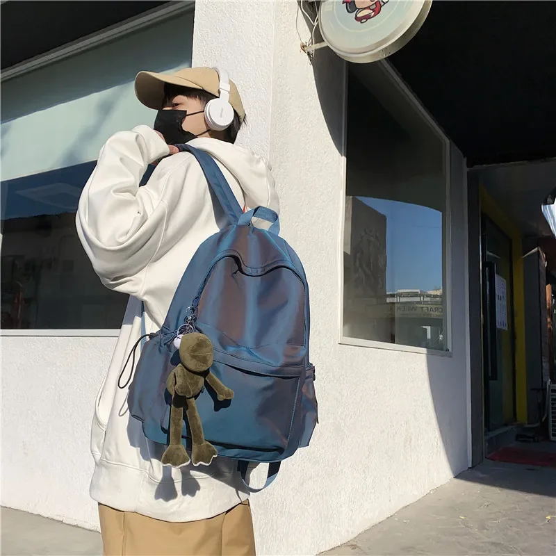 New Women's Backpack Female Fashion New Backpack Unisex Large Capacity Laptop Backpack Nylon Lady Schoolbag Cute Student Bag