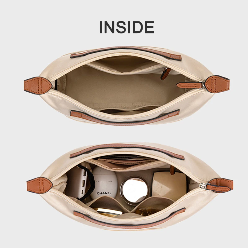 EverToner Nylon Insert Organizer Bag for Longch-mp LE PLIAGE Bag Luxury Handbags Travel Inner Purse Portable Makeup Bags