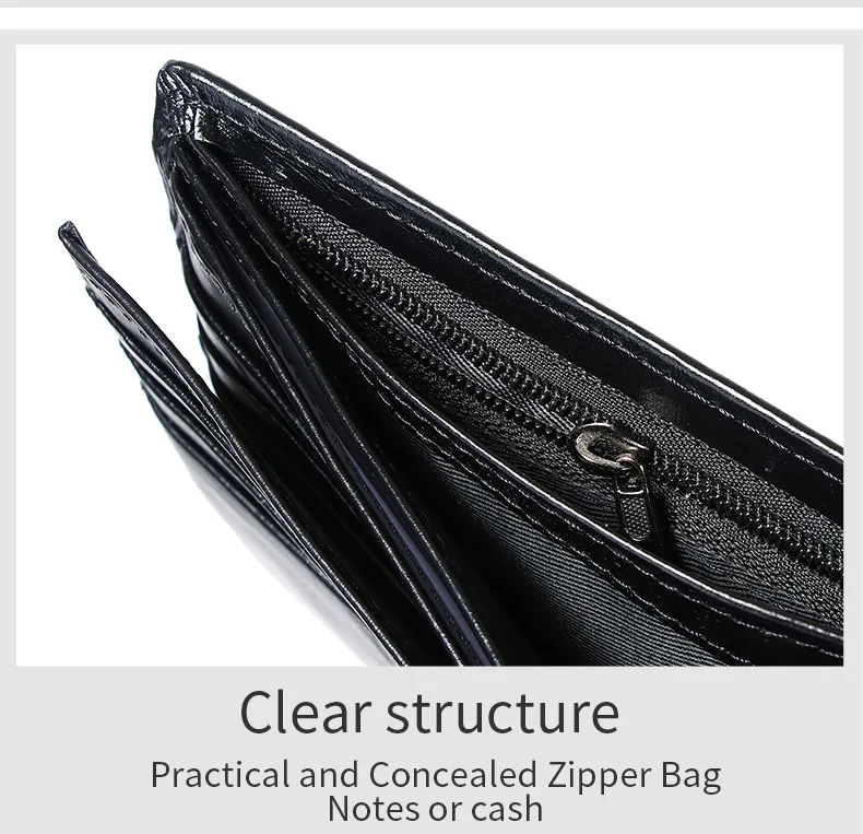 2026 New Men's Genuine Leather Wallet Top Layer Cowhide Short Horizontal Wallet Coin Pocket Card Holder