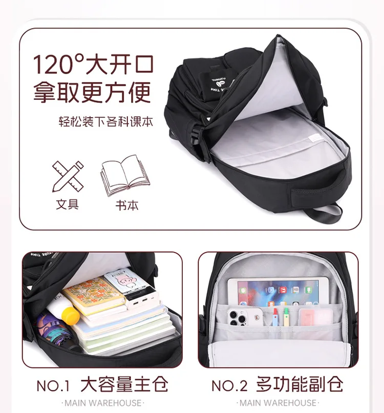 Fashion Girls School Backpack School Bags Teenage laptop Backpack Casual Travel backpack Book Bag Children schoolbag Waterproof