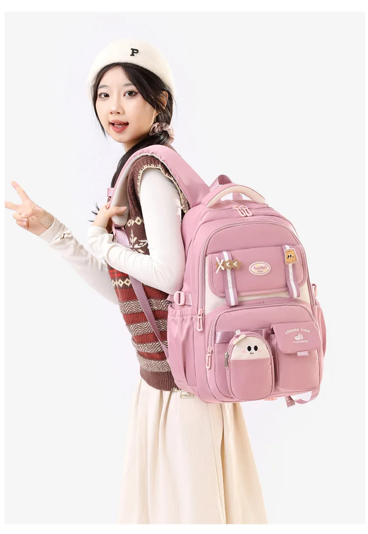 Fashion Girls School Backpack School Bags Teenage laptop Backpack Casual Travel backpack Book Bag Children schoolbag Waterproof