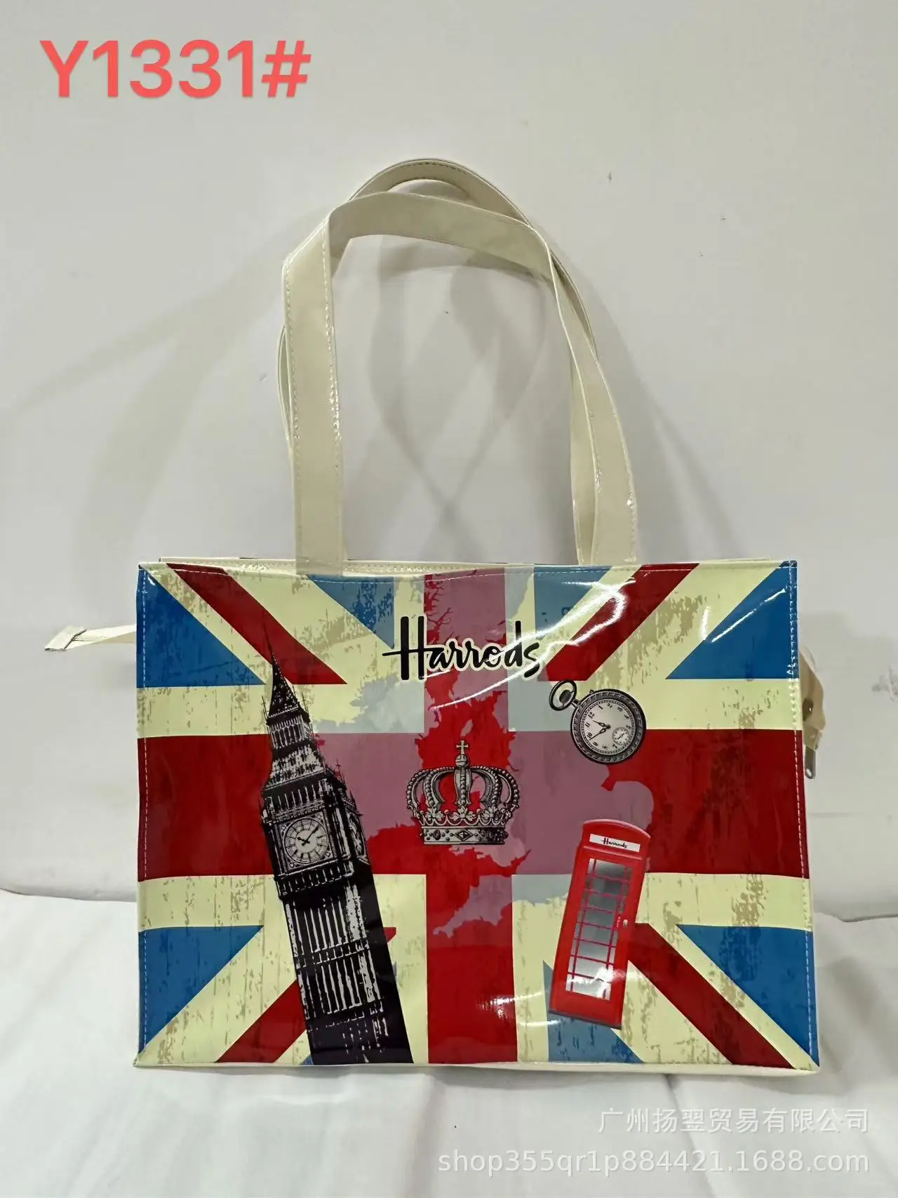 Shopping bag PVC tote bag small niche design waterproof tote bag eco-friendly versatile single shoulder bag lunch bag