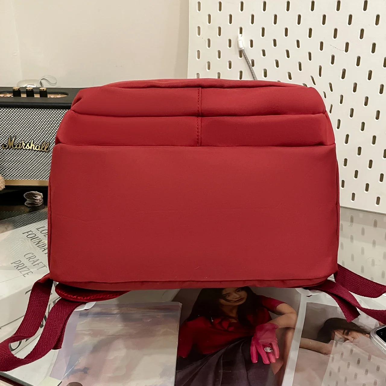 Simple and Stylish College Student Backpack Nylon Lightweight Large Capacity Computer Backpack School Commuting Travel Bag