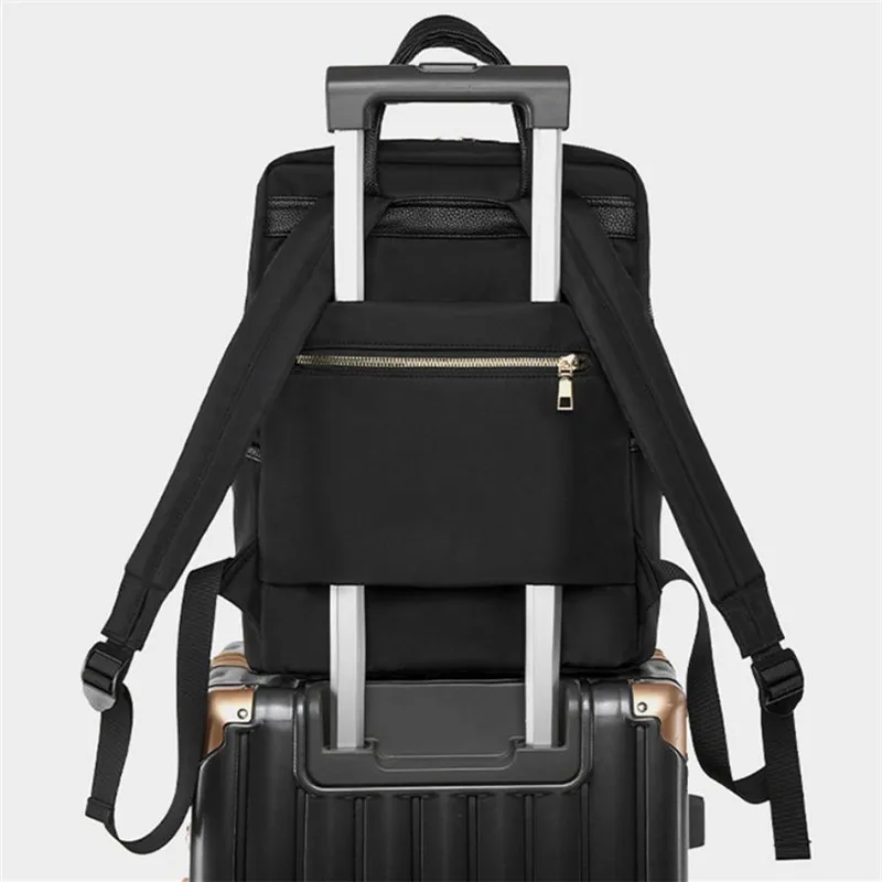 Women Oxford Cloth Backpack Large Capacity, Lightweight, Ideal for Business Commutes, Student Laptop Storage, Travel Outdoor Use