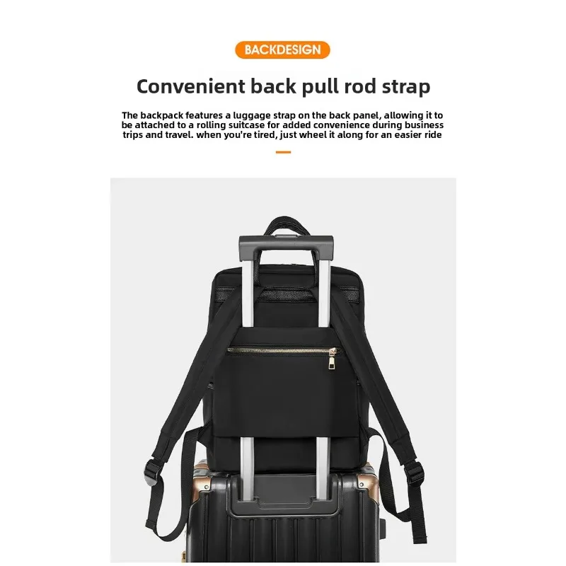 Women Oxford Cloth Backpack Large Capacity, Lightweight, Ideal for Business Commutes, Student Laptop Storage, Travel Outdoor Use