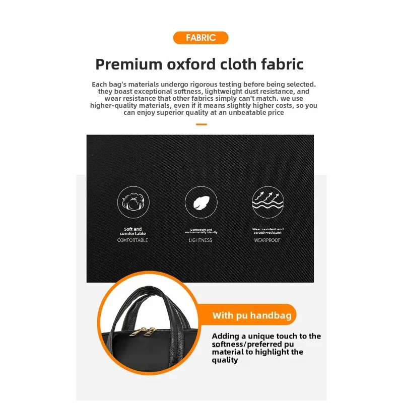 Women Oxford Cloth Backpack Large Capacity, Lightweight, Ideal for Business Commutes, Student Laptop Storage, Travel Outdoor Use