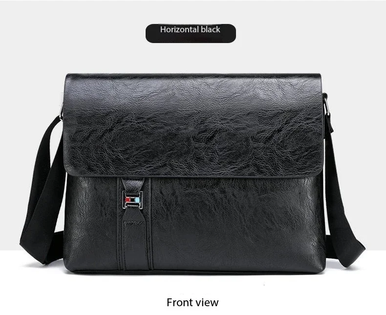 Luxury Brand Men Shoulder Bag For IPAD PU Leather Business Handbag Men Messenger Bag Side Sling Bag Fashion Man Crossbody Bag