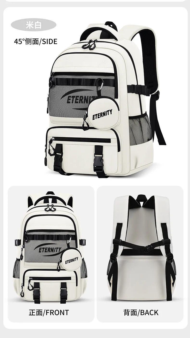 Lightweight Waterproof Kids School Backpack for Boys School Bag Grade 3-6 Large Capacity Casual Travel Shoulder Bag for Students