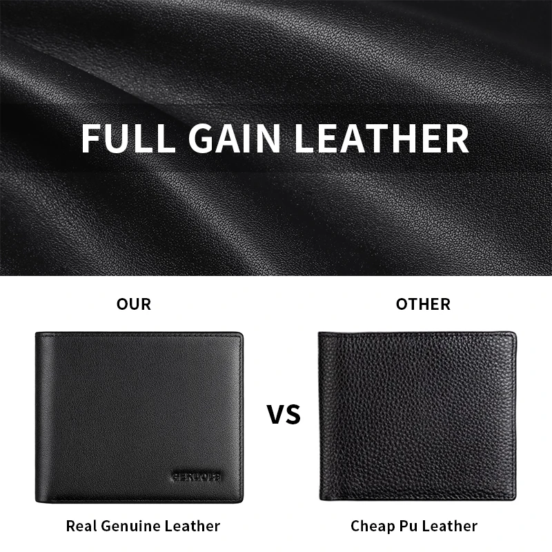 Men's Wallet 2025 New Arrival Genuine Leather Large Capacity Wallet Card Holder Integrated Ultra-Thin Wallet
