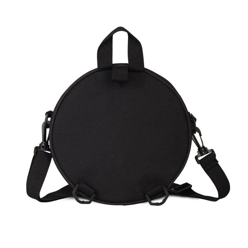 Record Floral Print Round Shoulder Bag Casual Messenger Bag for Woman Best Gifts 2D Flat Casual Daily Crossbody Bag Accessories