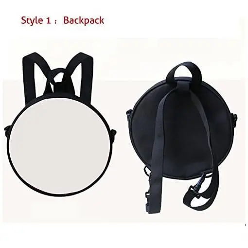 Record Floral Print Round Shoulder Bag Casual Messenger Bag for Woman Best Gifts 2D Flat Casual Daily Crossbody Bag Accessories
