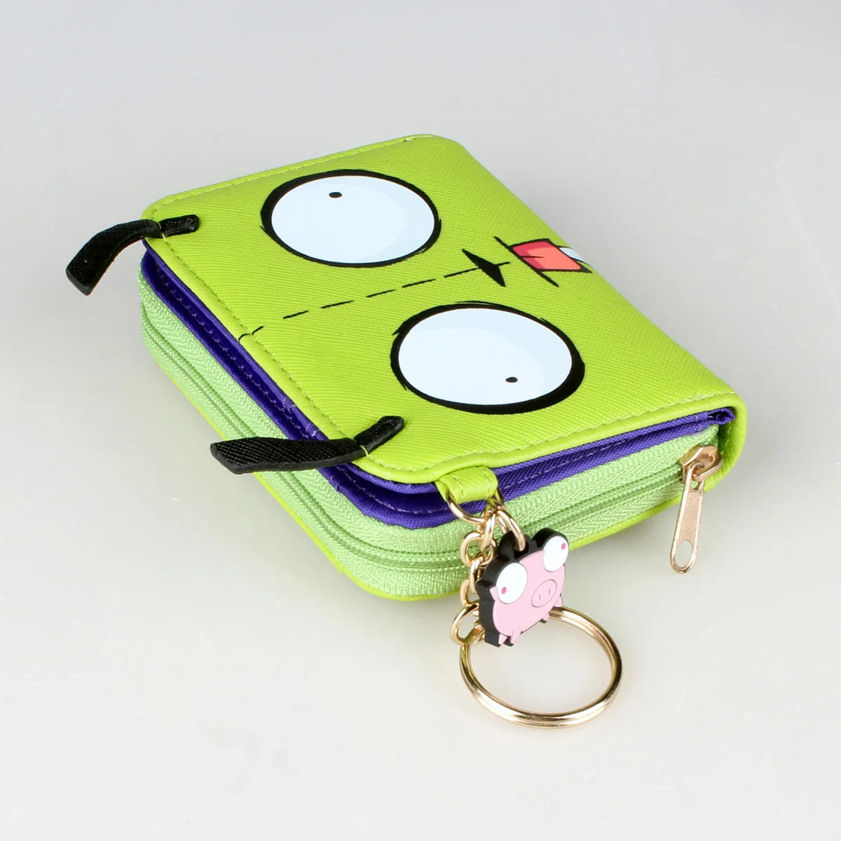 High-Quality 3D Stereo Trifold Wallet Fashion Personalized Card Holder Coin Purse ID Window
