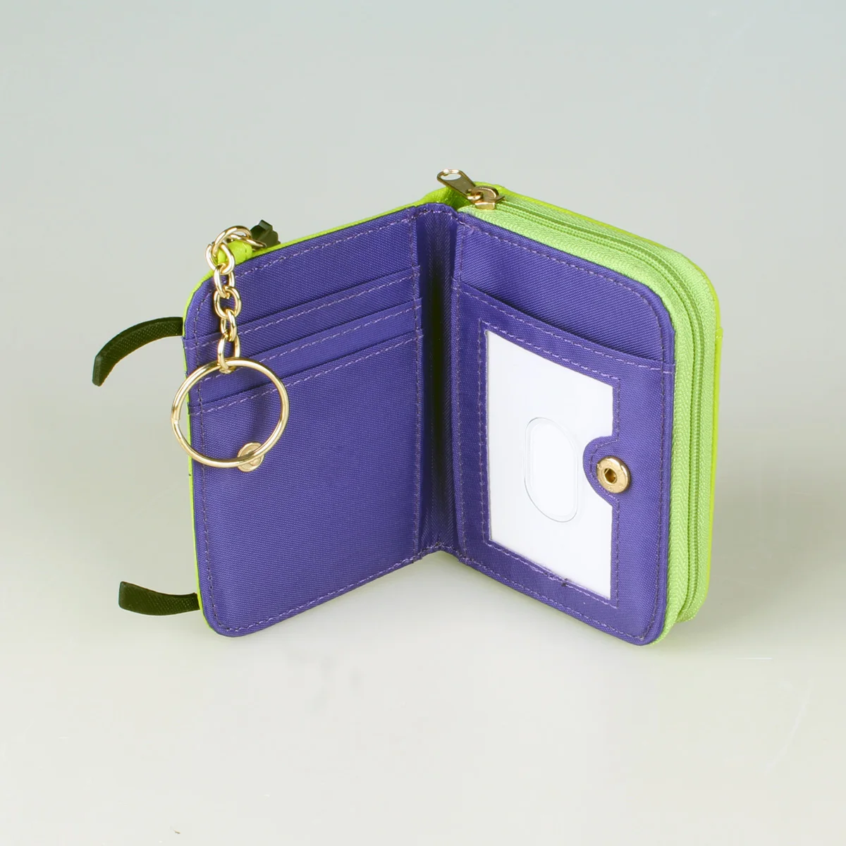 High-Quality 3D Stereo Trifold Wallet Fashion Personalized Card Holder Coin Purse ID Window