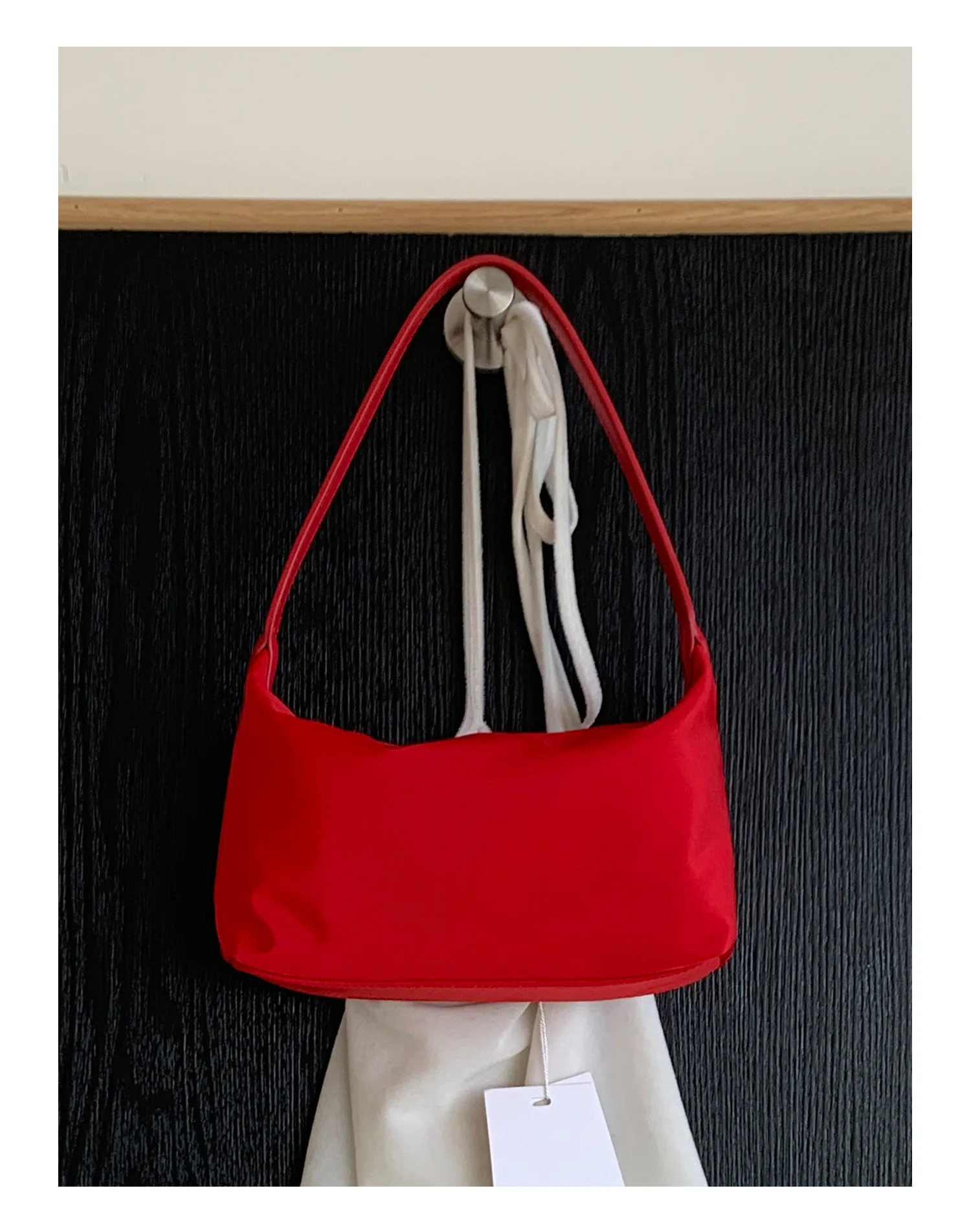 Summer Nylon Top-Handle Bags Ins Style Small Crossbody Shoulder Bags Simple Casual New Fashionable and Versatile Handbag