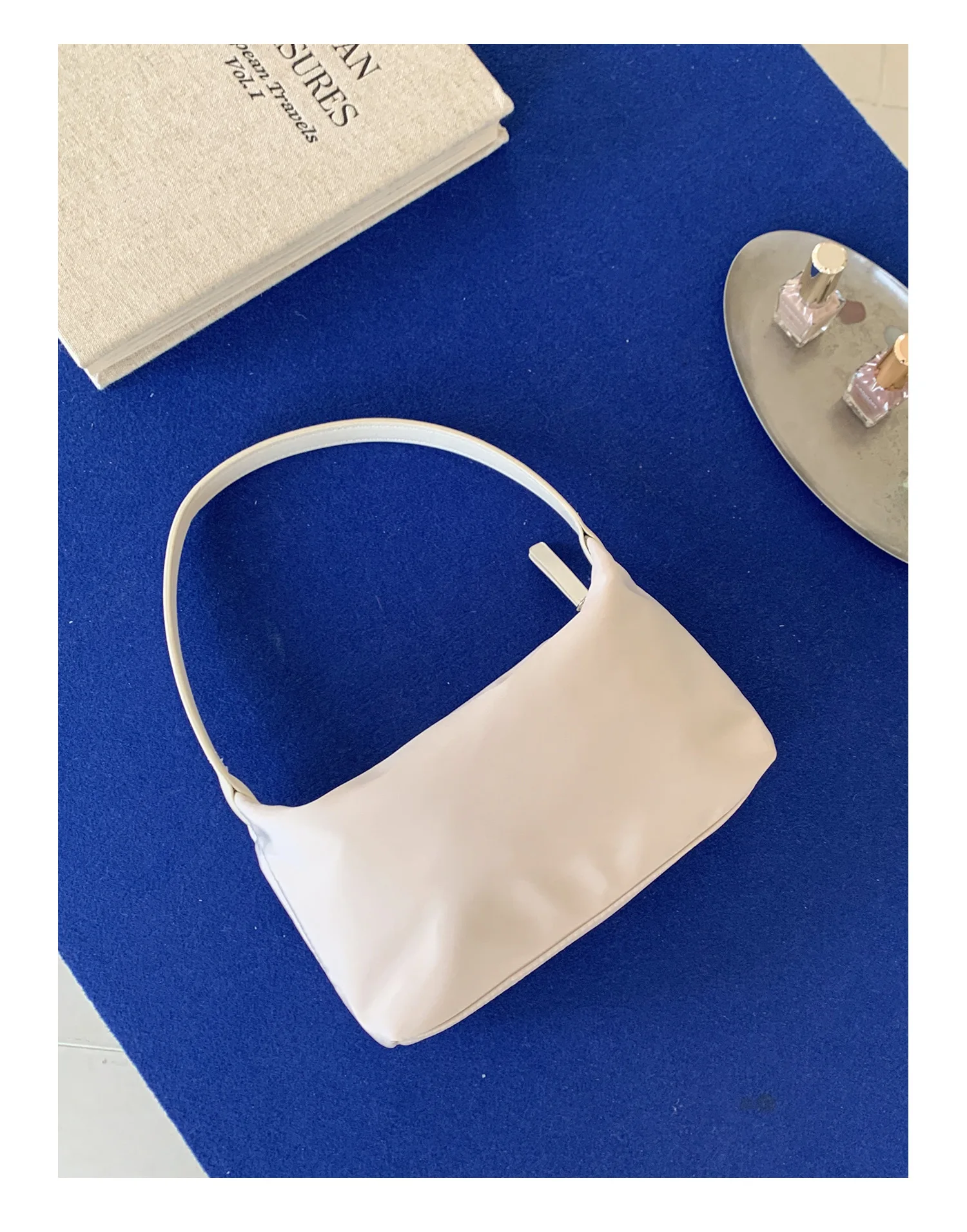 Summer Nylon Top-Handle Bags Ins Style Small Crossbody Shoulder Bags Simple Casual New Fashionable and Versatile Handbag