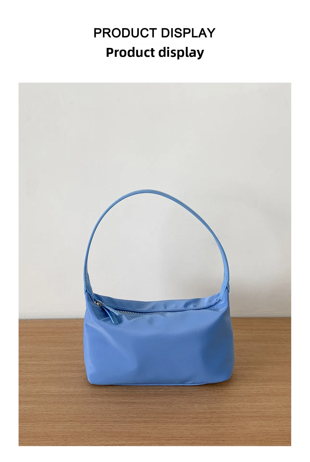 Summer Nylon Top-Handle Bags Ins Style Small Crossbody Shoulder Bags Simple Casual New Fashionable and Versatile Handbag
