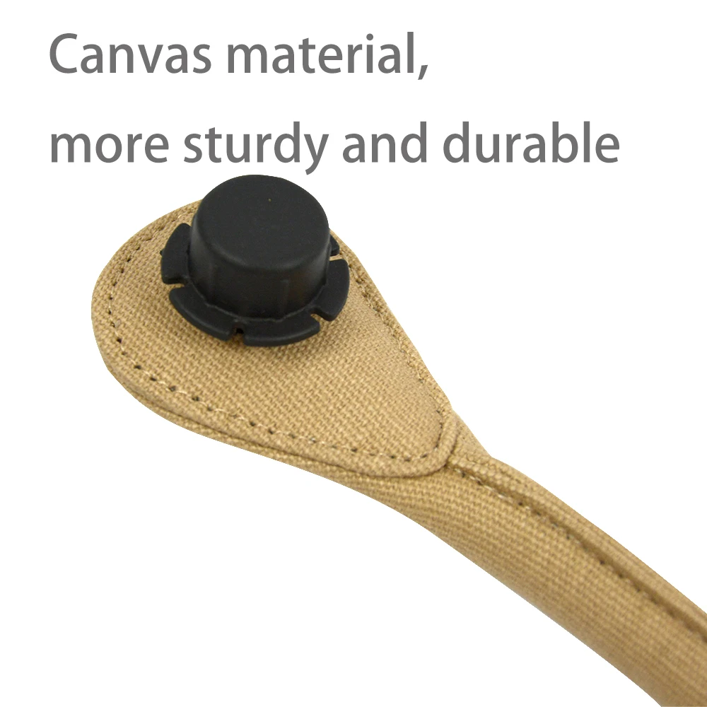 2025 TANQU New Long Short Round Solid Color Canvas Fabric Handle for Obag Classic Mini O Bag Women's Shoulder Handbag