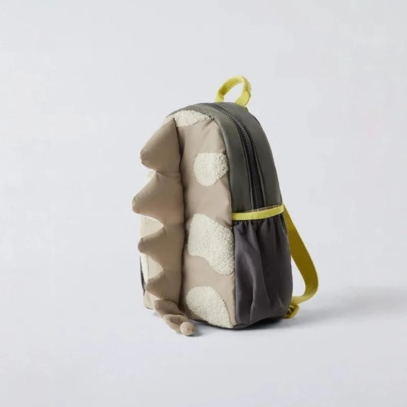 2026 New Cartoon 3D Dinosaur Tail Student Backpack Cute and Stylish School Bag for Boys and Girls Casual Outdoor Travel Backpack