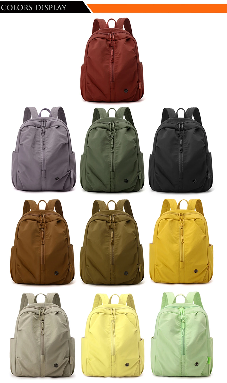 Fashion Backpacks Designer Waterproof Nylon Daypack Women Lightweight School Back Pack Ladies Large Capacity Travel Rucksack
