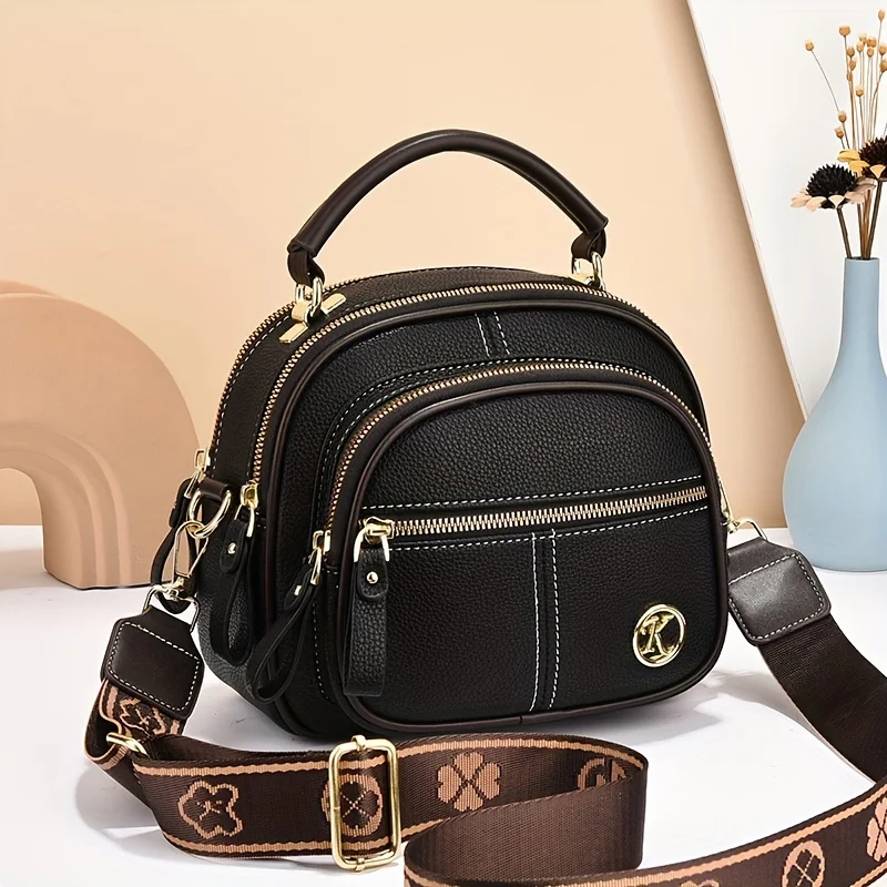 Women's Bag Fashionable Versatile Luxury Shoulder Bag Shopping Handbag