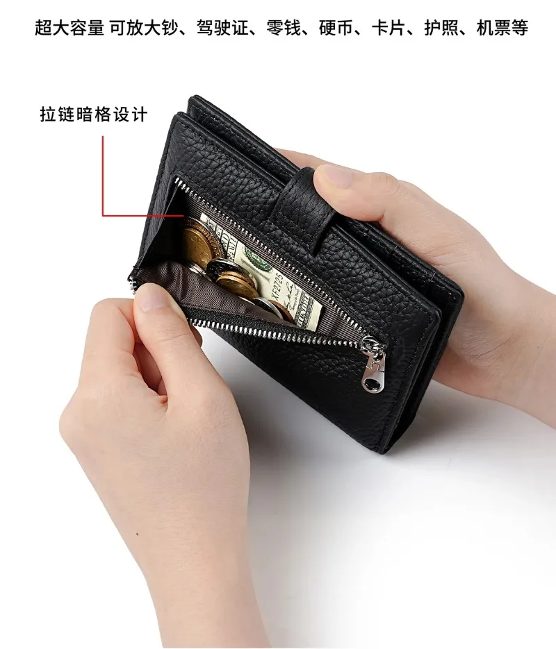 Luxury Genuine Leather Passport Holder Cover Travel Wallet RFID Blocking Card Bag Ticket Holder Travel Accessories for Women Man
