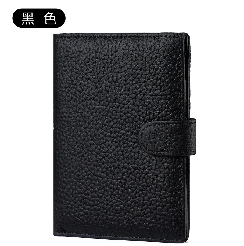 Luxury Genuine Leather Passport Holder Cover Travel Wallet RFID Blocking Card Bag Ticket Holder Travel Accessories for Women Man